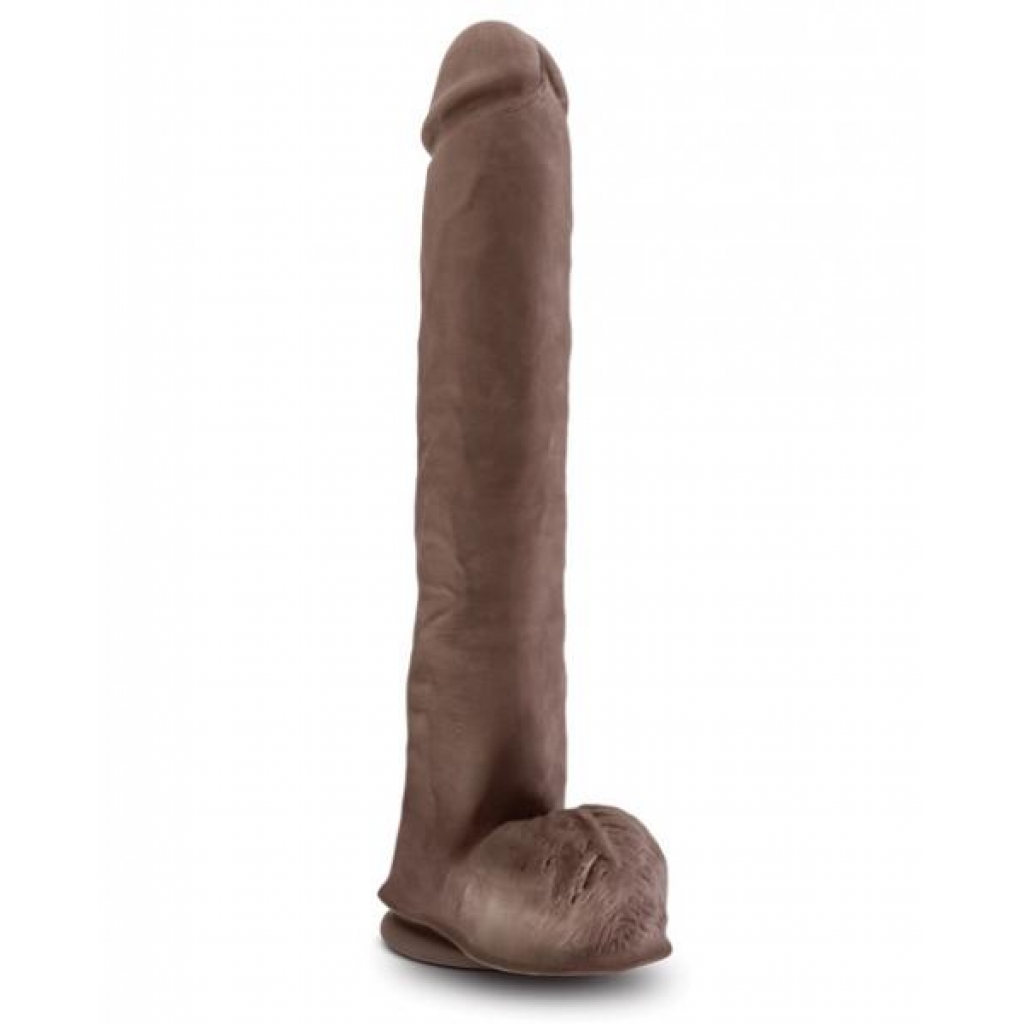 Au Naturel Daddy 14 inches Dildo Suction Cup Brown - Extreme Dildos