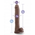 Au Naturel Daddy 14-inch Realistic Dildo - Chocolate