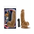 The Boxer 9 inches Vibrating Realistic Cock Brown - Realistic