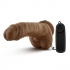 The Boxer 9 inches Vibrating Realistic Cock Brown - Realistic