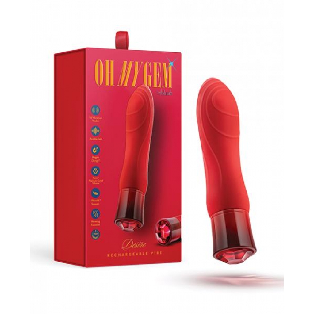 Blush Oh My Gem Desire - Ruby - Bullet Vibrators