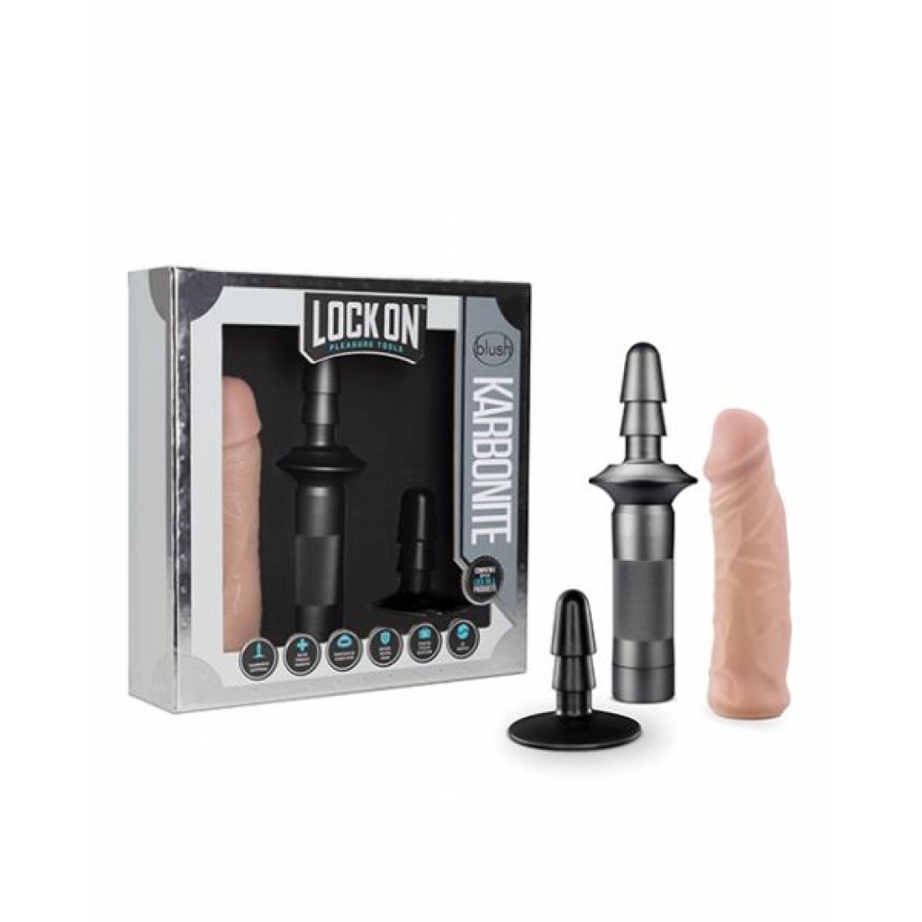 Blush Lock On Karbonite - Vanilla - Realistic Dildos & Dongs