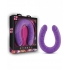 Ruse 18 inches Silicone Slim Double Dong Purple - Double Dildos