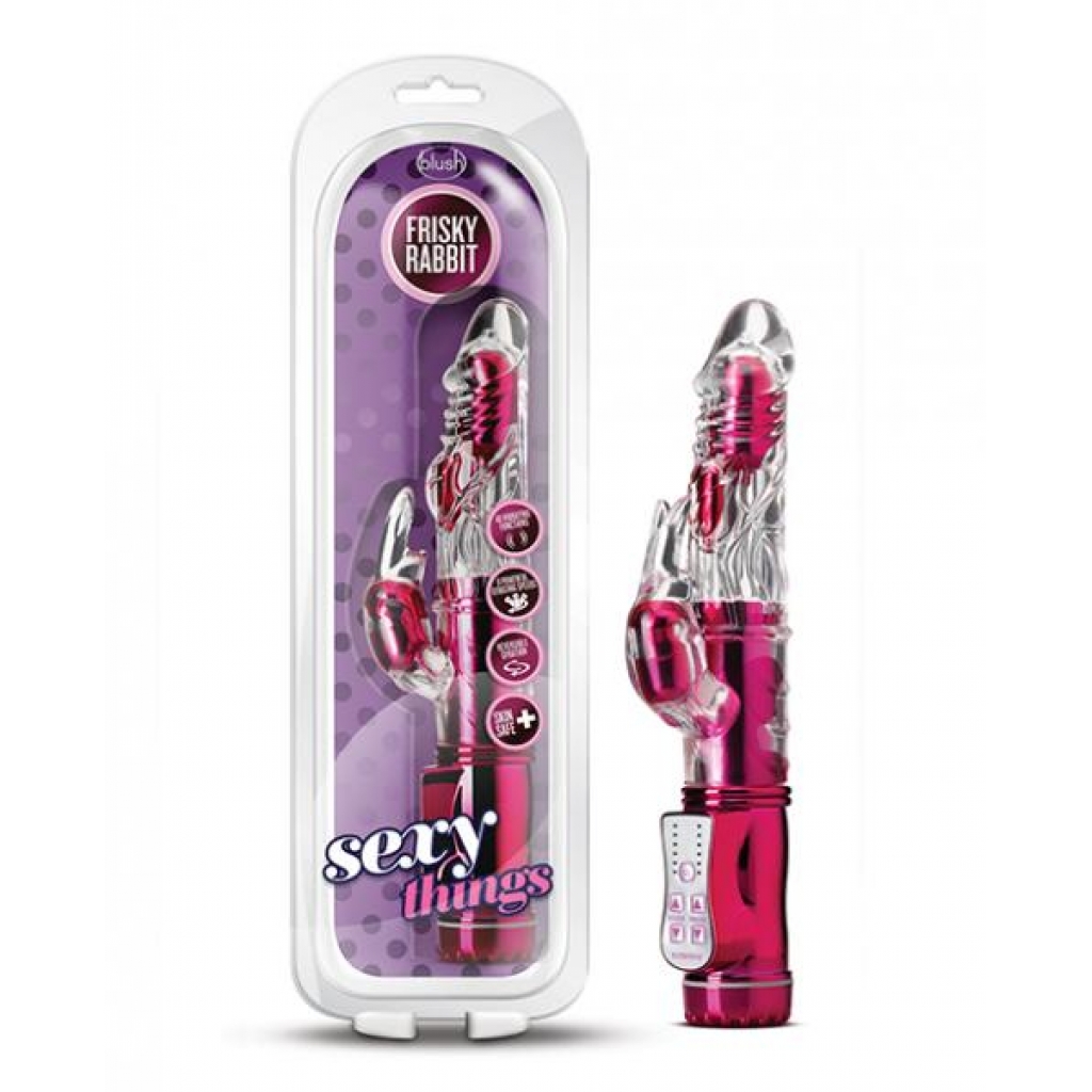 Blush Sexy Things Frisky Rabbit - Pink - Rabbit Vibrators