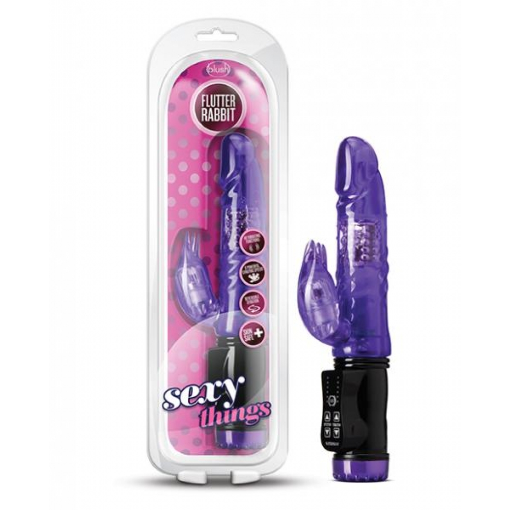 Blush Sexy Things Flutter Rabbit - Purple - Rabbit Vibrators