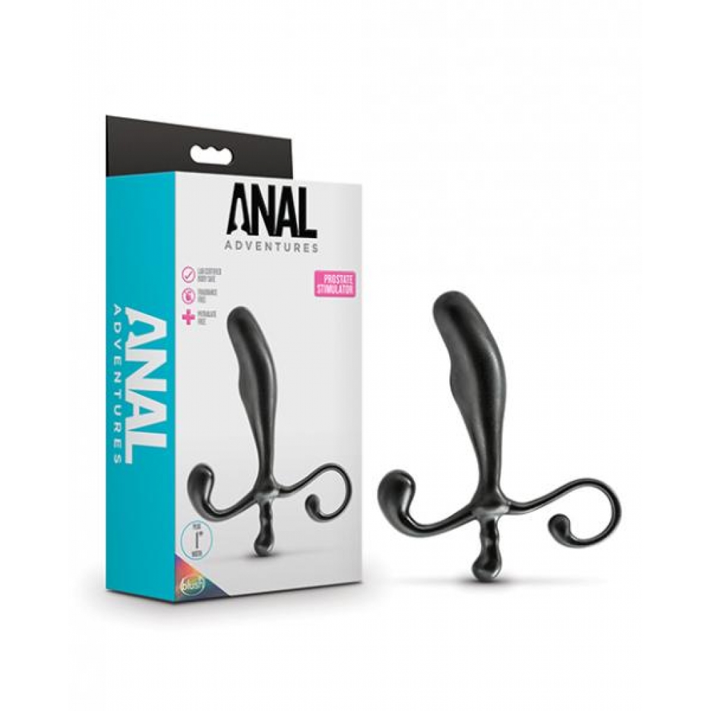 Blush Anal Adventures Prostate Stimulator - Black - Prostate Massagers