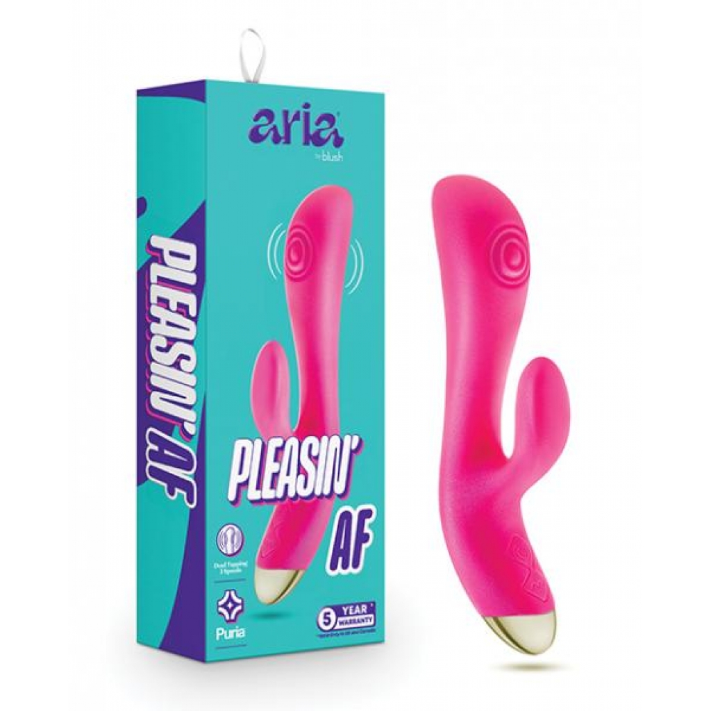 Blush Aria Pleasin' Af - Fuchsia - G-Spot Vibrators Clit Stimulators