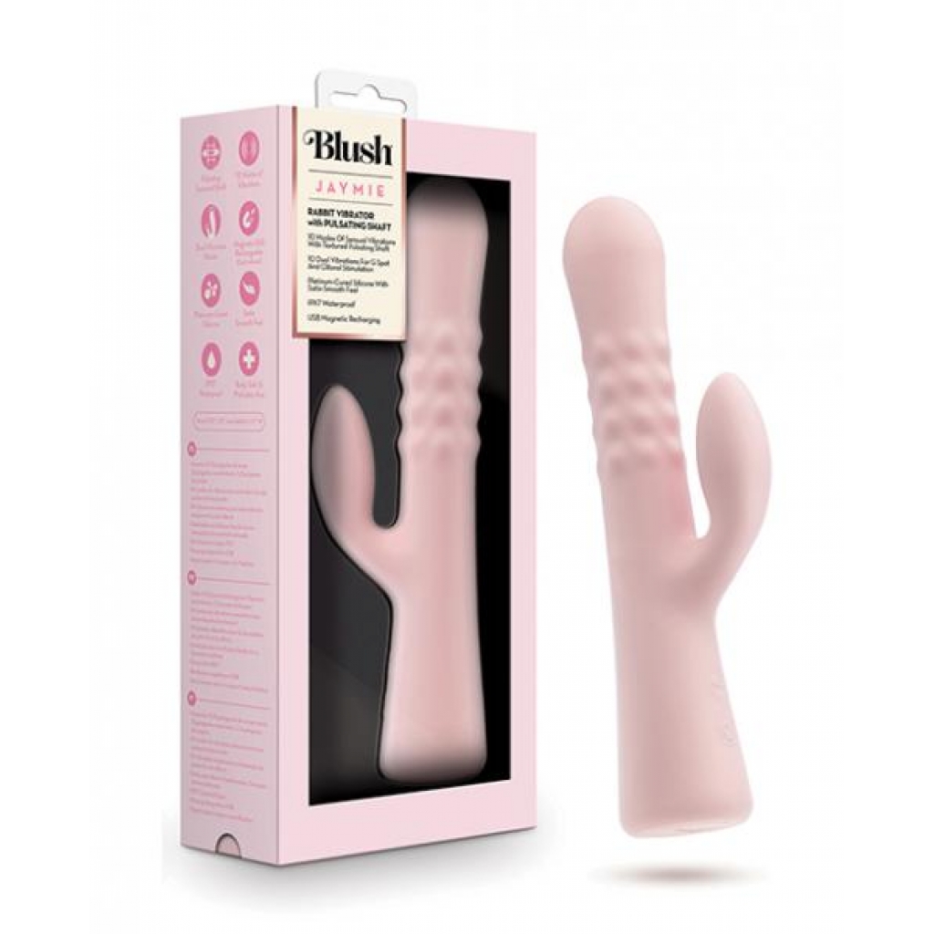 Blush Jaymie Rabbit Vibrator - Pink - Rabbit Vibrators