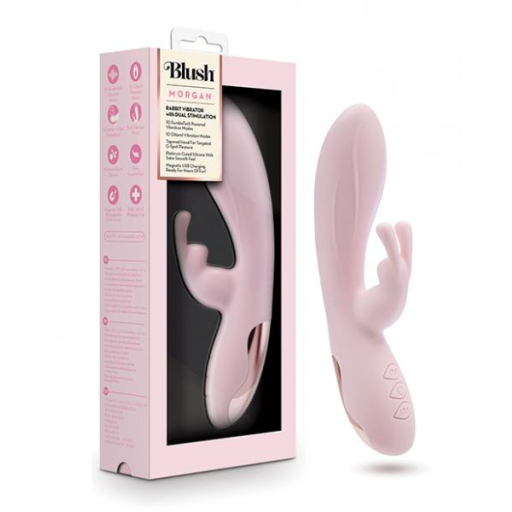 Blush Morgan Rabbit Vibrator - Pink - Rabbit Vibrators