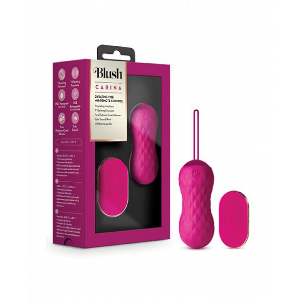 Blush Carina Remote Controlled Bullet - Velvet - Bullet Vibrators