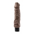 X5 Realistic Hard On 9 inches Vibrating Dildo - Brown - Realistic