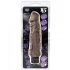 X5 Realistic Hard On 9 inches Vibrating Dildo - Brown - Realistic