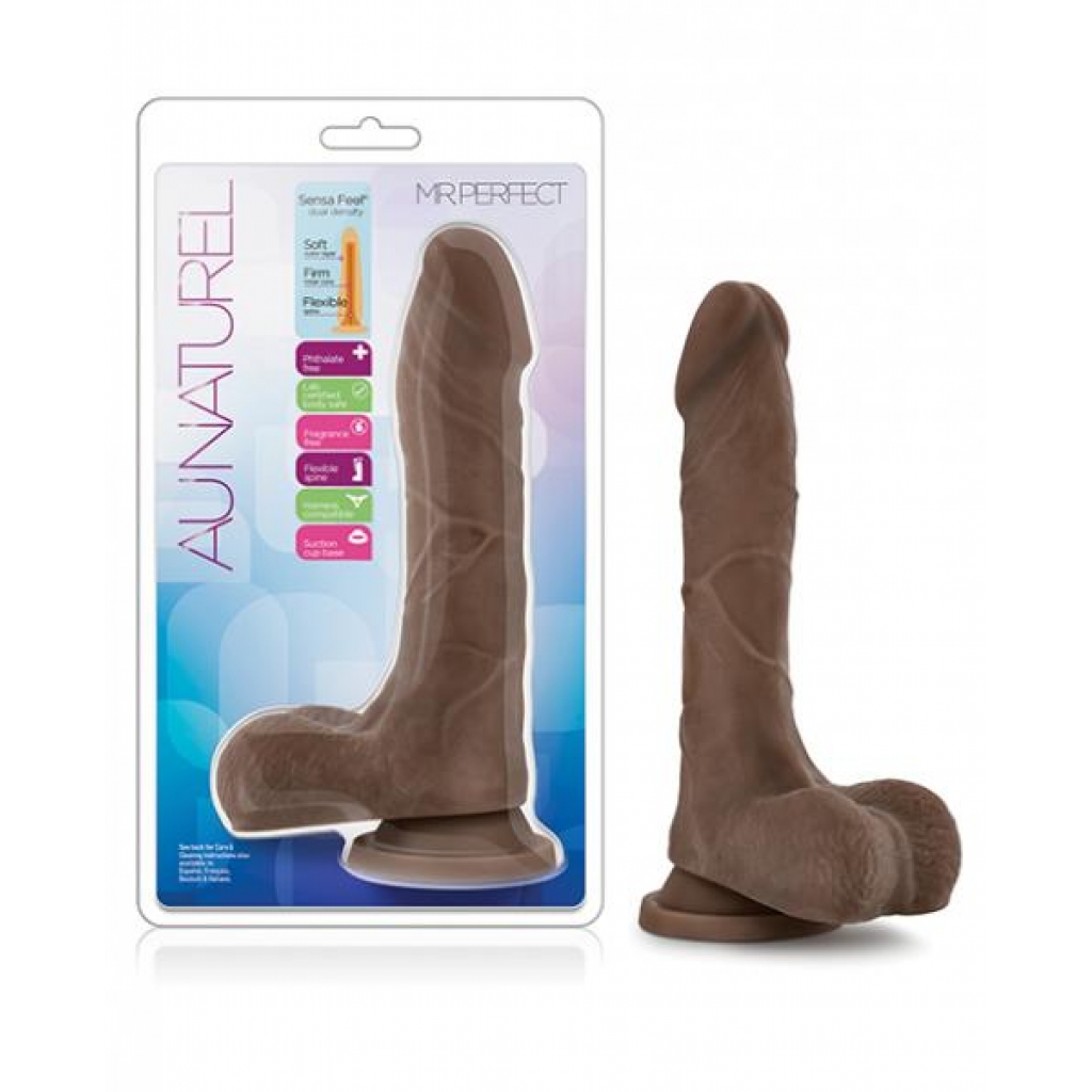 Blush Au Naturel Mister Perfect - Chocolate - Realistic Dildos & Dongs