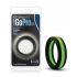 Performance Silicone Go Pro Cock Ring Black Green - Classic Penis Rings