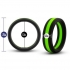 Performance Silicone Go Pro Cock Ring Black Green - Classic Penis Rings