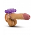 The Player Vibrating Double Strap Cock Ring Purple - Couples Vibrating Penis Rings