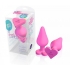 Naughty Candy Hearts Pink Butt Plug - Anal Plugs