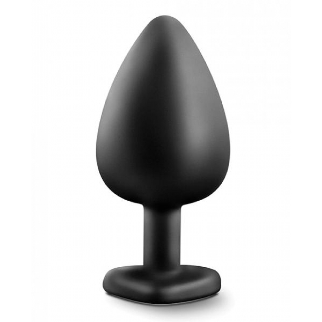 Temptasia Bling Plug Gem Large Black - Anal Plugs