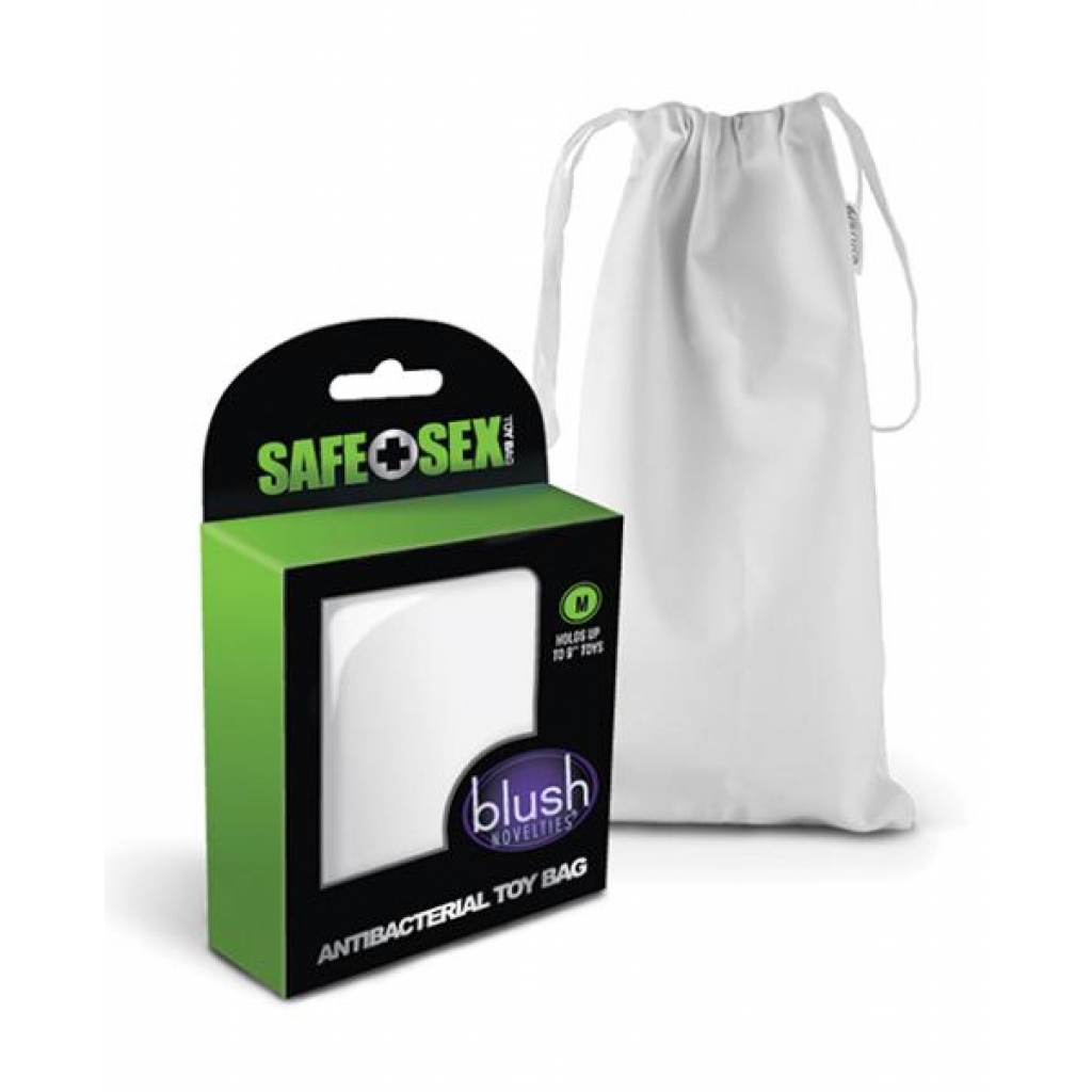 Blush Safe Sex Antibacterial Toy Bag Medium -  White - Storage