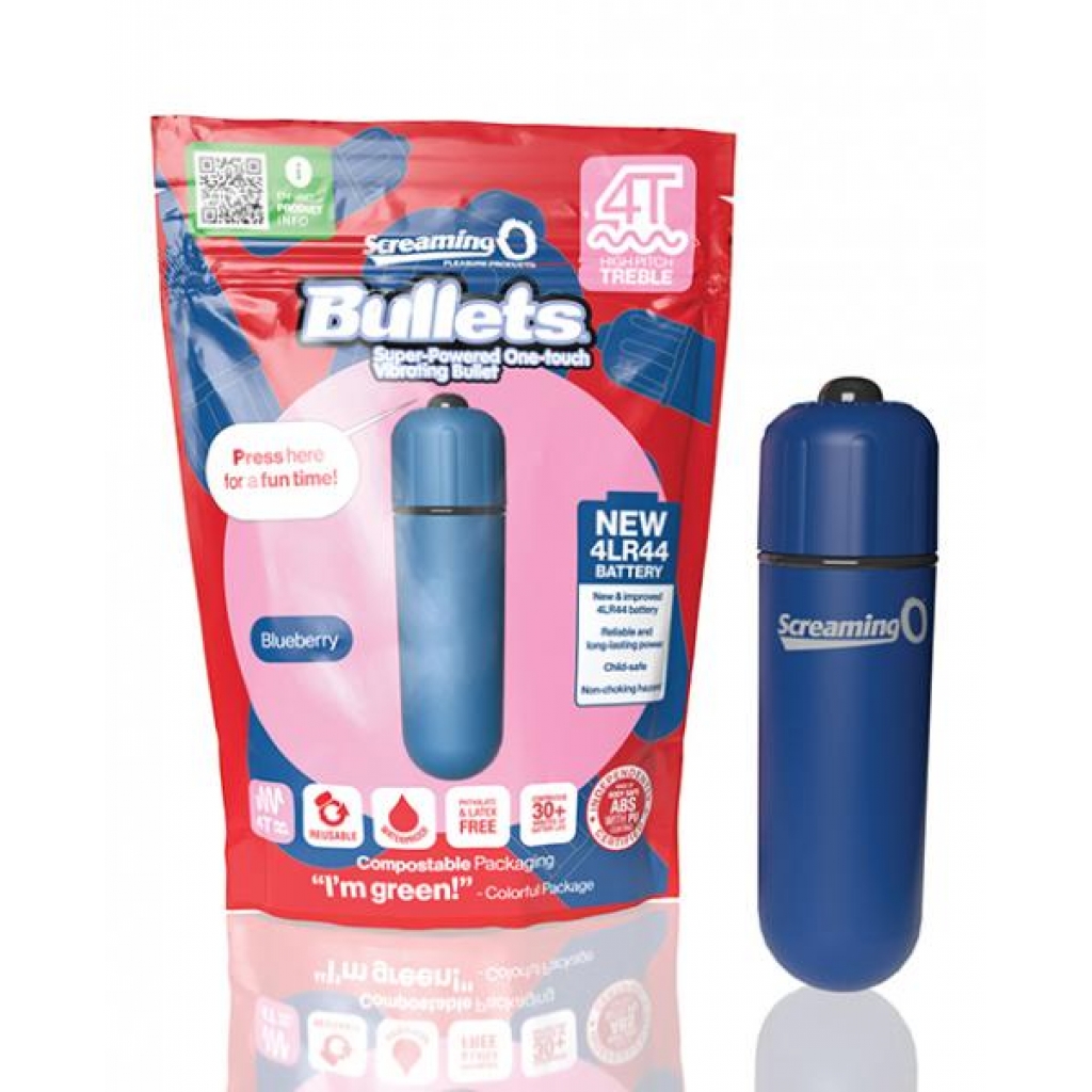 Screaming O 4t Bullet - Blueberry - Bullet Vibrators