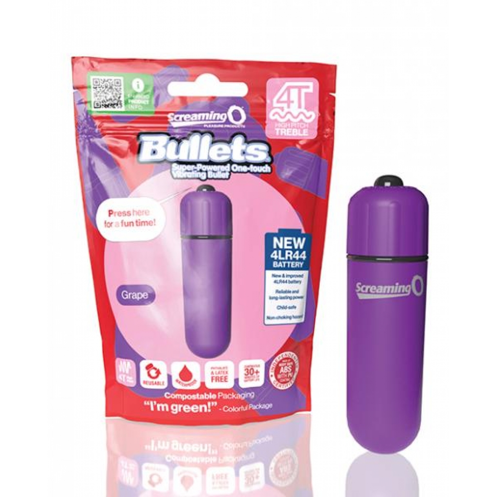 Screaming O 4t Bullet - Grape - Bullet Vibrators