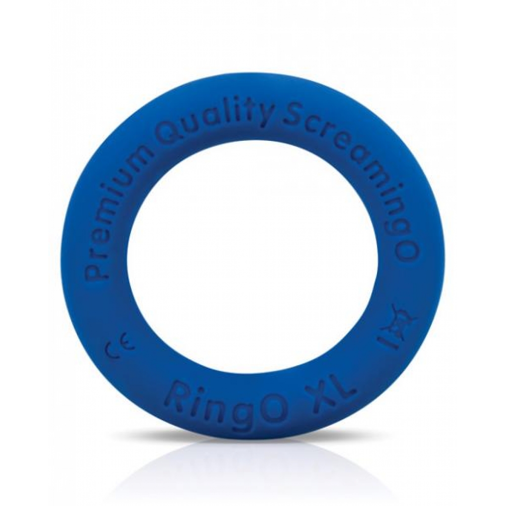 Screaming O Ringo Ritz XL Blue Cock Ring - Classic Penis Rings