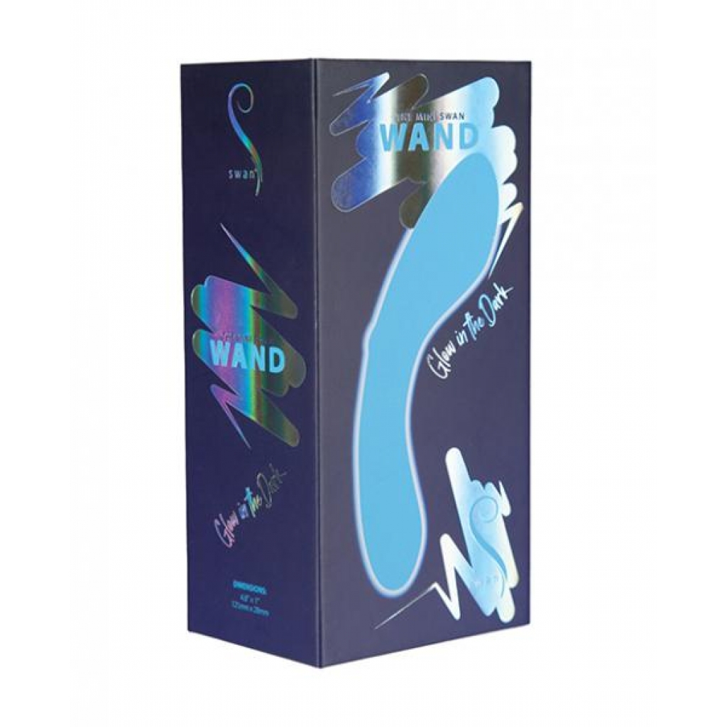 The Mini Swan Wand Glow In The Dark - Blue - Body Massagers