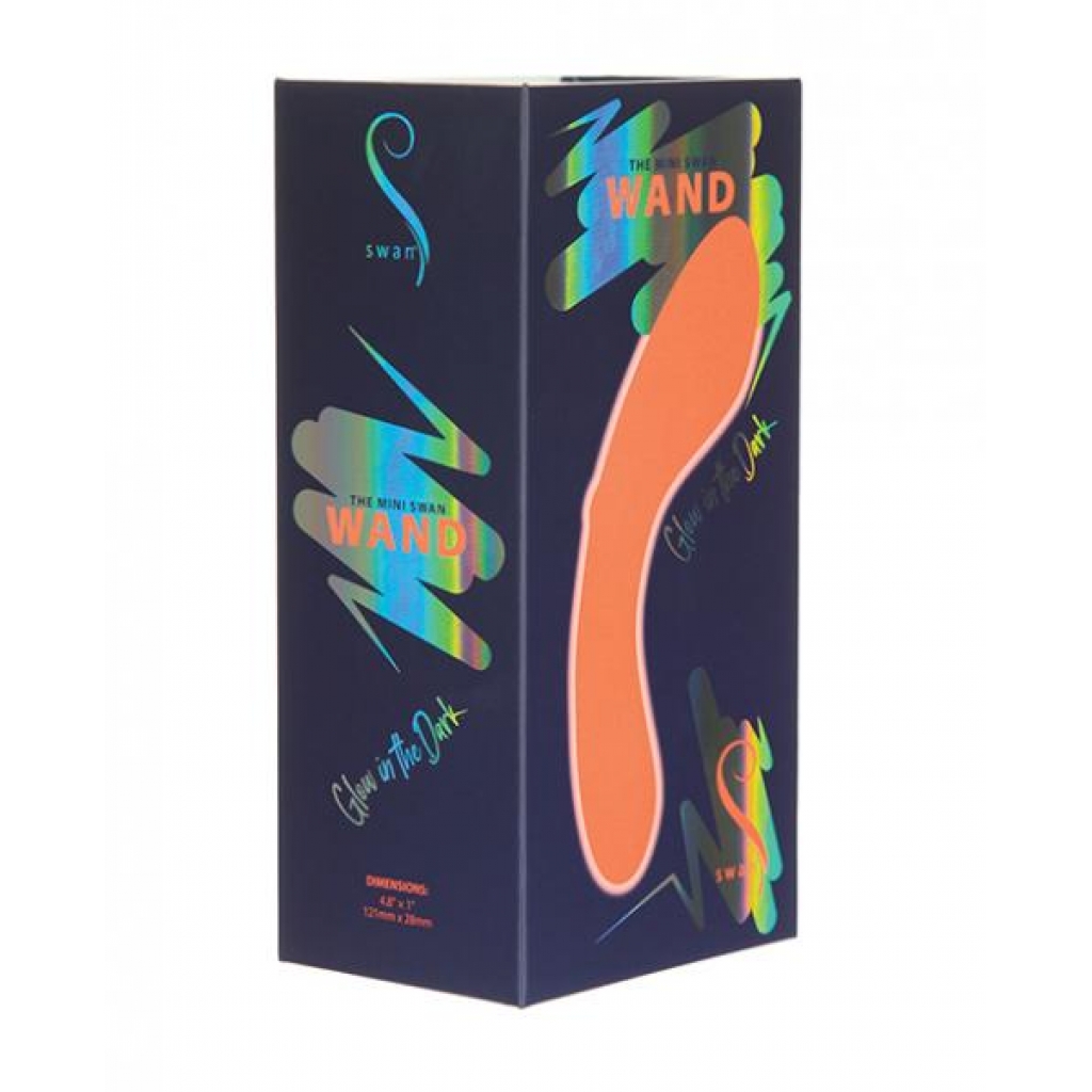 The Mini Swan Wand Glow In The Dark - Orange - Body Massagers