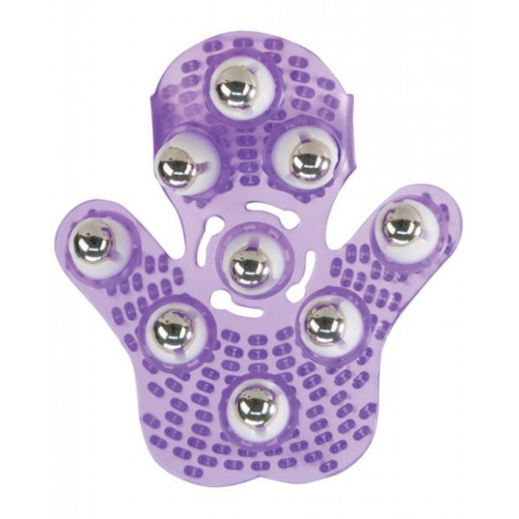 Roller Balls Massager Purple Massage Glove - Massagers