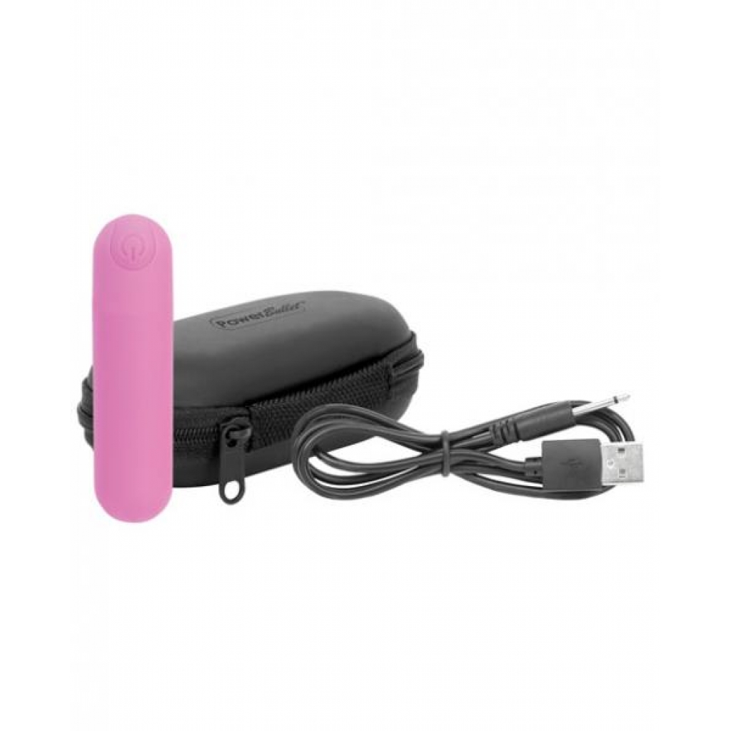 Essential Power Bullet Vibrator 3 inches Pink - Bullet Vibrators