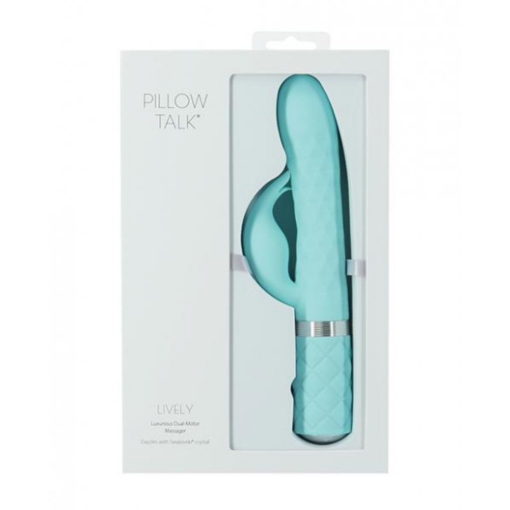 Pillow Talk Lively - Teal - Rabbit Vibrators