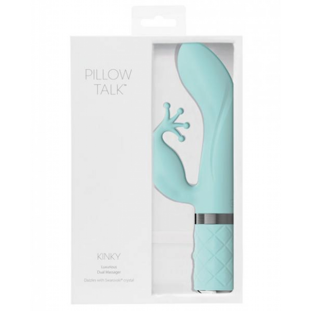 Pillow Talk Kinky - Teal - Rabbit Vibrators