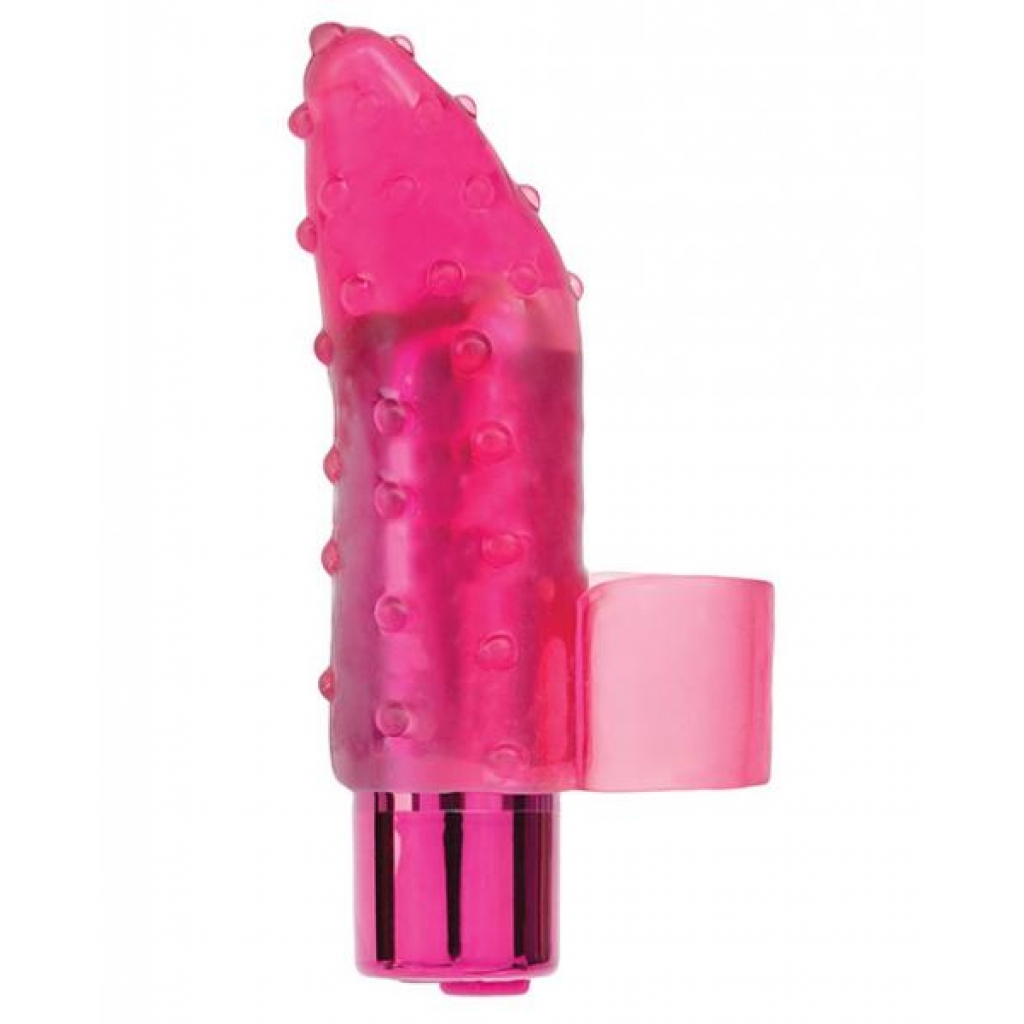 Frisky Finger Rechargeable Pink Vibrator - Finger Vibrators