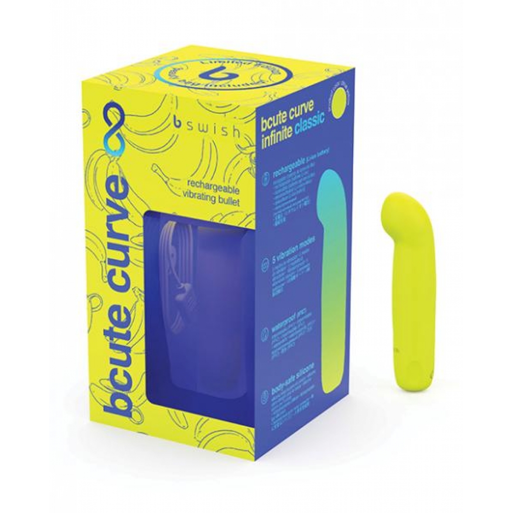 Bcute Curve Infinite Classic Limited Edition - Citrus Yellow - G-Spot Vibrators