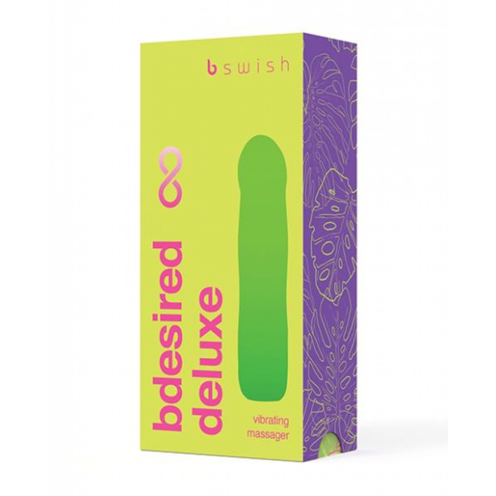 Bdesired Infinite Deluxe Paradise Vibrator - Green - Bullet Vibrators