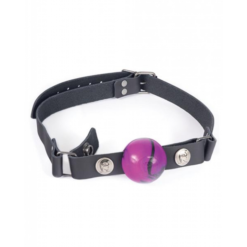 Spartacus Nickel Free Hardware Small Ball Gag - Black