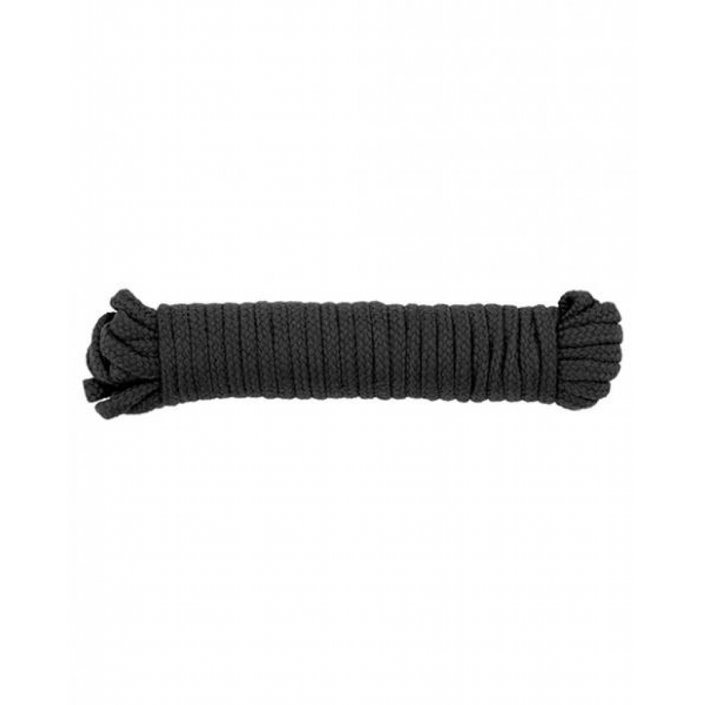 Spartacus Bondage Rope - 33ft Black - Rope, Tape & Ties