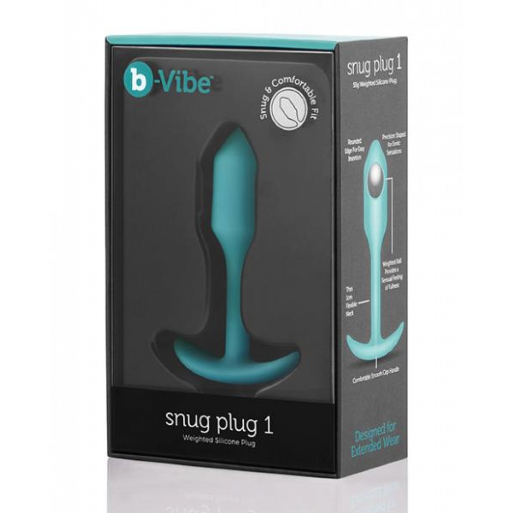 B-vibe Weighted Snug Plug 1 - 55 G Mint