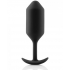 B-Vibe Snug Plug 3 Weighted Butt Plug - Black