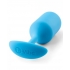 B-Vibe Snug Plug 3 - Weighted Teal Blue