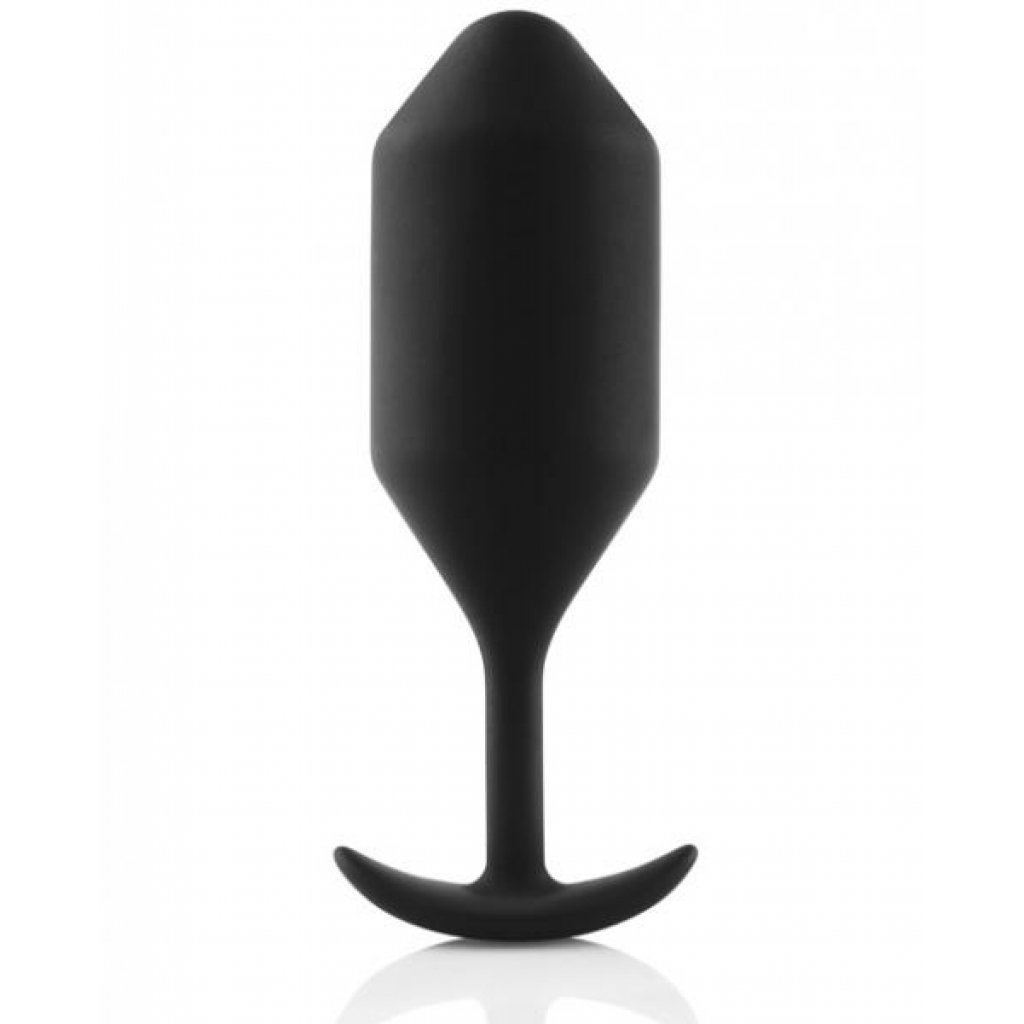 B-Vibe Snug Plug 4 Black 9oz Weight - Anal Plugs