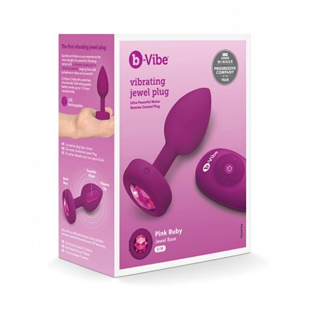 B-vibe Remote Control Vibrating Jewel Plug