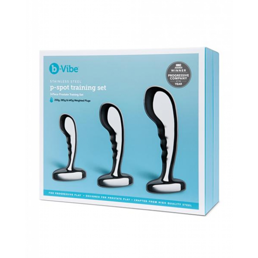 Stainless Steel P-spot Training Set - Anal Trainer Kits