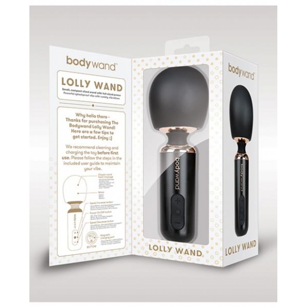 Xgen Bodywand Lolly Wand - Black - Body Massagers