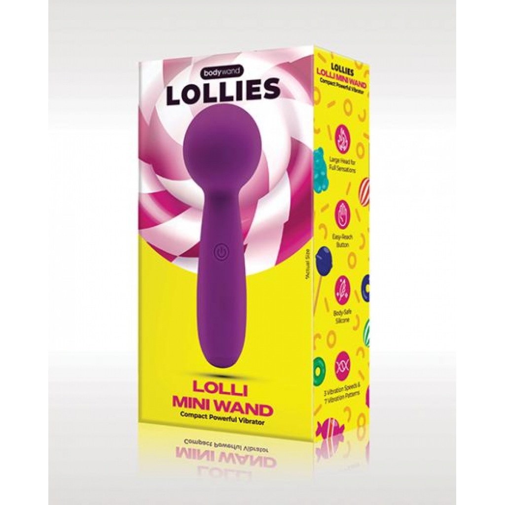 Xgen Bodywand Lolli Mini Wand Vibrator - Purple - Body Massagers