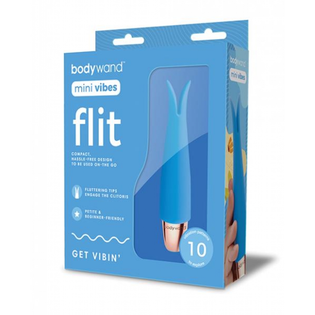 Xgen Bodywand Mini Vibes Flit - Blue - Bullet Vibrators