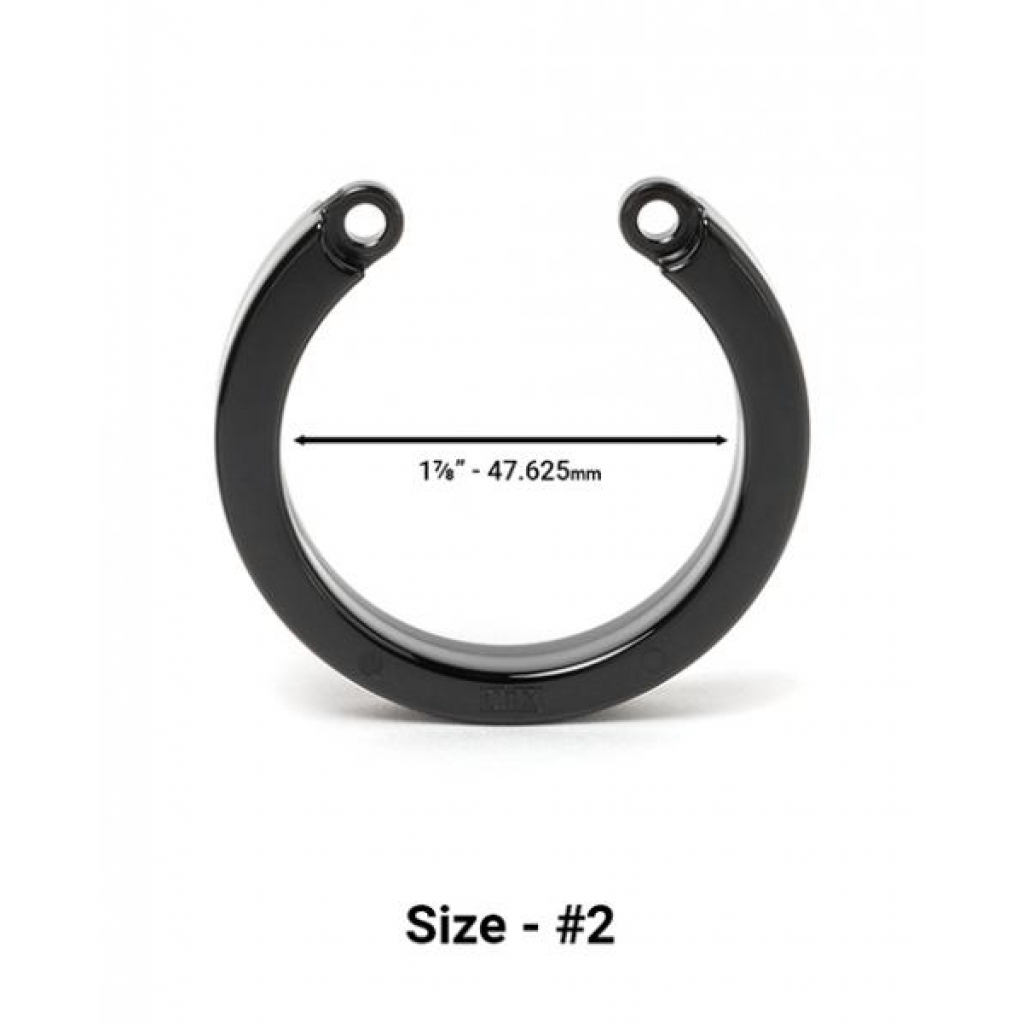 Cock Cage U-ring #2 - Black - Mens Cock & Ball Gear