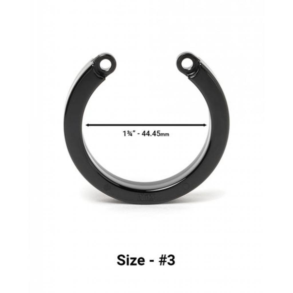 Cock Cage U-ring #3 - Black - Mens Cock & Ball Gear