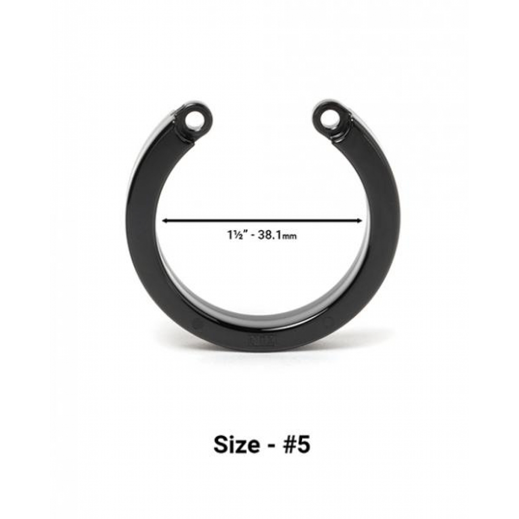 Cock Cage U-ring #5 - Black - Mens Cock & Ball Gear