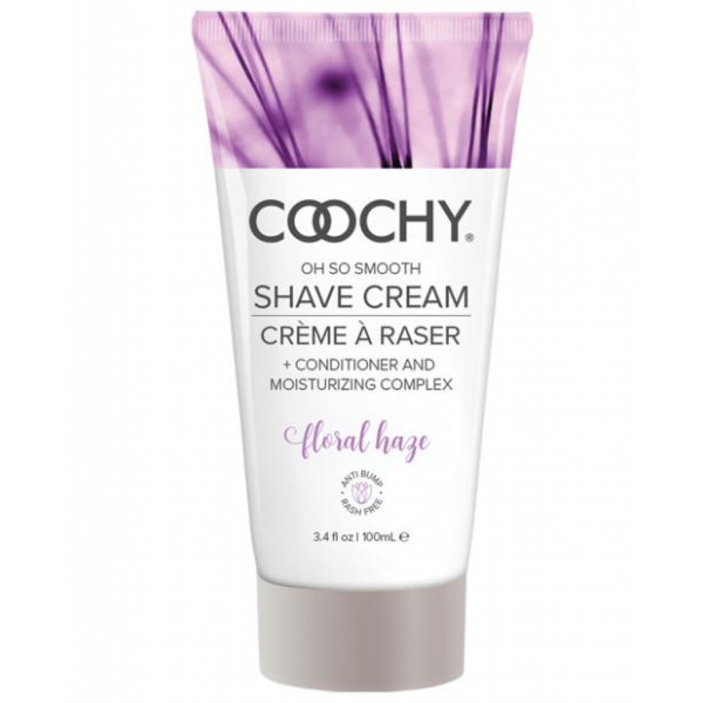 Coochy Shave Cream Floral Haze 3.4oz - Shaving & Intimate Care